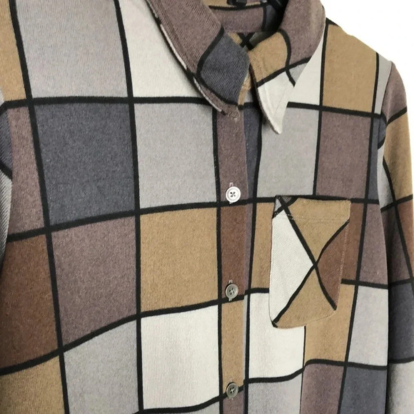 D&CO. Long Sleeve Plaid Top - Picture 2 of 7